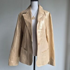 Vintage In Suede Jacket Women XL Snakeskin Leather Mob Wife Indie Sleaze Bratz